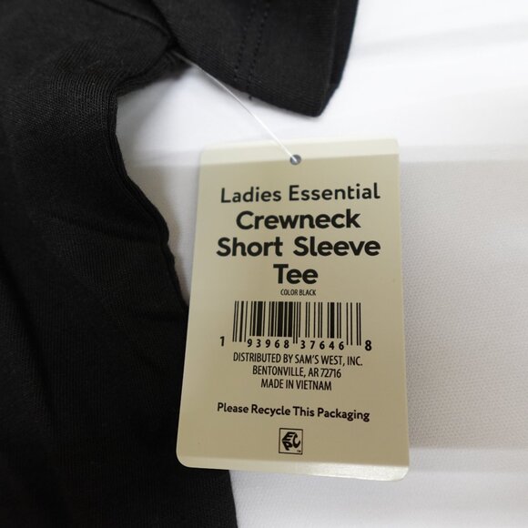 Women's Halloween Shirt LARGE Ghost Boo-Jee Short Sleeve Black Graphic Stanley - Picture 6 of 9